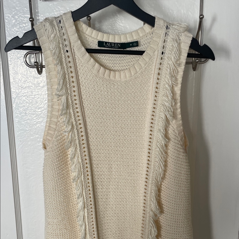 Polo by Ralph Lauren Cream Sweater Vest